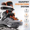 JC JORDEN Inline Skates for Women Men, Fitness Speed Racing Skates with Durable Outer Shell, Adult Male Female, Professional Outdoor Fitness Roller Skates Blades for Unisex view 3