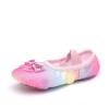 Ballet Shoes Split-Sole Glitter Flat Dance Shoes for Girls Toddler Kid Satin Dance Practice Slippers Leather Flat (Pink, 13 Little Child) view 4