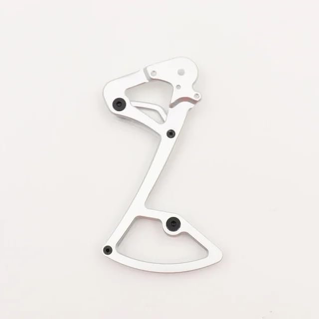 Bike Bicycle Rear Derailleur Inner Plate for Garbaruk SRAM 11/12S GX XX1 X01 Aluminum Alloy Derailleur Cage Guide Wheel Holder (White)