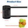Cosmos Pickleball Ball Holder Adjustable Hanging Bag for PickleBall Nets, Foldable Storage Basket Mesh Net Pouch for Holding 6 Balls view 2