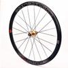 700C Road Bike Wheelset Racing Bicycle, Double Wall Rims 40Mm 8-11Speed Cassette Carbon Fiber Hub Quick Release Wheel Rim,Supports 23C 25C 28C Tires(Red) view 3