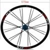 CFDZCP 26 Inch Bike Wheelset, Rim Alloy Double Wall White Black Brake Disc Wheel MTB Quick Release 24 Spoke for Steering Wheel Cassette 7/8/9/10 Speed(White) view 2