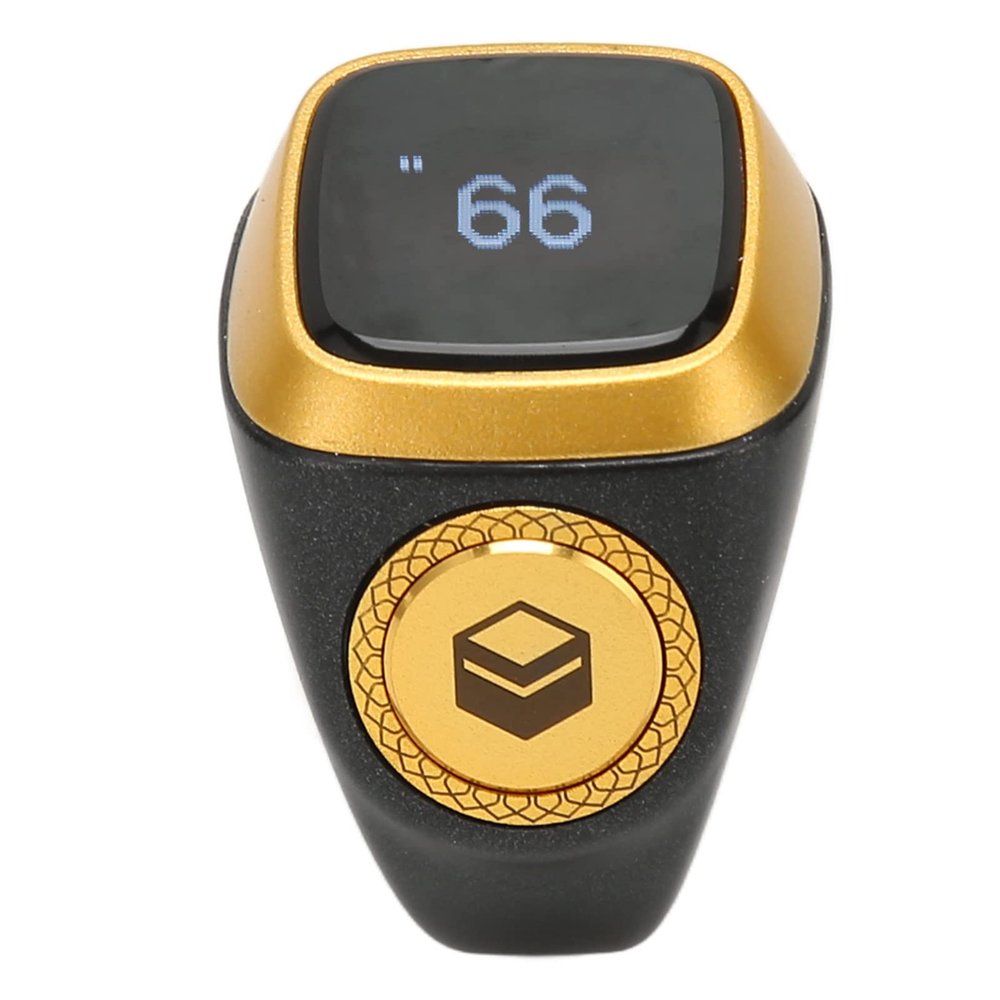 Yoidesu Tally Counter, BT 5.1 LED Finger Tally Counter Clicker Support APP with 0.49 Inch Screen 20mm Compatible with Qibla Android