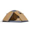 2 Person Backpacking Tent, Waterproof Windproof Two Person Tent, Lightweight Easy Setup 2 Man Tent for Camping, Hiking, Biking, Cycling, Motorbiking, Mountaineering - Khaki view 1