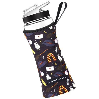 Cute Sleeve Compatible with 22oz 32oz Cirkul Plastic & Stainless Steel, Neoprene Insulator Sleeve for Cirkul, Sleeve for Cirkul with Convenient Handle Strap (Magic School, 22 Ounces)