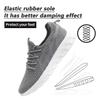 DLWKIPV Men's Running Shoes for Road & Gym  Lightweight Walking Sneakers with Breathable Mesh and All-Day Comfort Light Gray US 10 view 3