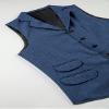 Garqia Clyon Men's Herringbone Wool Suit Vests Slim Fit Waistcoat Notch Lapel Vintage Casual Vest Green,L view 2