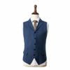 Garqia Clyon Men's Herringbone Wool Suit Vests Slim Fit Waistcoat Notch Lapel Vintage Casual Vest Green,L view 3