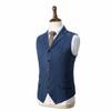 Garqia Clyon Men's Herringbone Wool Suit Vests Slim Fit Waistcoat Notch Lapel Vintage Casual Vest Green,L view 4