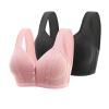 2PC Bras for Women No Underwire Front Closure Push up Minimizer Bralettes Full Coverage Seamless Wireless Everyday Bras view 2