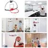 GFLCWYP 17.7 Inch Mini Over-The-Door Basketball Hoop for Indoor and Outdoor Small Door Hanging Room Basketball Hoop with Ball for Garage/Bedroom/Office (Oval) view 2