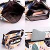 Wafybsre Crossbody Bags for Women, Medium Size Shoulder Handbags Satchel Purse with Multi Zipper Pockets (Galsang flower) view 4