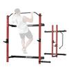 Folding Squat Rack Wall Mounted for Home Gym Garage, 1000 Pounds Capacity, 2.36" x 2.36" Power Rack with Pull Up Bar, J-Hooks and 360 Landmine view 1