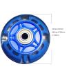 ZYANLING Roller Skate Wheels Indoor Outdoor 4 Pack Inline Skate Wheels 72mm 76mm80mm 100mm 110mm Inline Replacement Skate Wheels with Bearings 85A (Purple,72mm) view 2