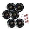 ZYANLING Roller Skate Wheels Indoor Outdoor Inline Skate Wheels 110mm 125mm Professional 85A Inline Speed Skating Shoes Replacement Wheel with ABEC-9 Bearings(125mm,6) view 1