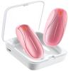 Hand Warmers Rechargeable 2Pack,14000mAh Electric Hand Warmers with Charging Case,Quick Charge Portable Heater,Gifts for Christmas,Winter,Outdoor,Camping,Hunting Accessories Pink view 1