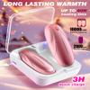 Hand Warmers Rechargeable 2Pack,14000mAh Electric Hand Warmers with Charging Case,Quick Charge Portable Heater,Gifts for Christmas,Winter,Outdoor,Camping,Hunting Accessories Pink view 2