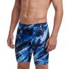 Sporti Boys Swim Jammer Sonic Bloom Athletic Swimming Shorts, Chlorine-Resistant Lycra Xtra Life, UPF 50+, 4-Way Stretch, Adjustable Drawcord, Youth Competitive Team & Lap Training - Red - 22 view 1