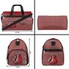 Boxing Red Bag Overnight Bag for Adults Custom Large Duffel Bags Travel Bag Men Women Gym Bag for Training Soccer Swim Yoga Travel view 4