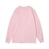 Men's Long-Sleeve Cotton T-Shirt Fashion Casual Solid Color Henley Shirts Crewneck Undershirt Pullover Tops (Medium,Pink) view 1