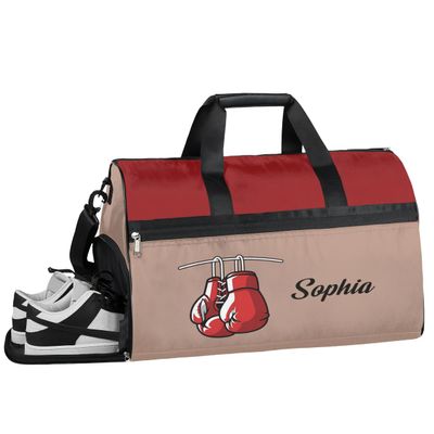 Boxing Sports Bag Gym Bag for Adults Personalized Duffel Bag for Men Large luggage Bags for Women Travel Tote Bag Gym Accessories for Men Women