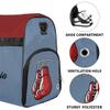 Boxing Blue Bag Large Gym Bag Custom Duffel Bag for Women Luggage Bag for Adults Weekender Carry on Duffle Bags Men Football Bags for Equipment view 2