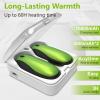 Hand Warmers Rechargeable 2Pack,14000mAh Electric Hand Warmers with Charging Case,Quick Charge Portable Heater,Gifts for Christmas,Winter,Outdoor,Camping,Hunting Accessories Green view 2
