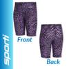 Sporti Boys' Swim Jammer Swimsuit  Athletic Compression Training Shorts, Chlorine-Resistant Lycra Xtra Life, UPF 50+, Adjustable Drawcord, Bold Animal Print Competitive Swim Team Suit - Purple - 26 view 4