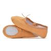 Canvas Ballet Slippers Ballet Shoes Elastic for Toddler Girls and Boys Split Sole Yoga Practice Dance Shoes (Gold, 26) view 2