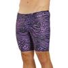 Sporti Men's Athletic Swimwear Jammers, Suitable for Men Competitve, Abstract Print Jammers, Drawstring Waist - Wild Thing - Purple - 28 view 1