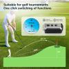 Mini Golf Rangefinder with Slope, Flag Pole Locking, High-Precision, Magnet Stripe, 6X Magnification, 1000 Yards Range Finder, Rechargeable Rangefinders, Golf Tournament Legal, White view 3