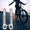 1 Pair Aluminum Alloy Mountain Bike Road Handlebar Bar End Bike Handlebar Black (silver) view 3