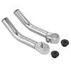 1 Pair Aluminum Alloy Mountain Bike Road Handlebar Bar End Bike Handlebar Black (silver) view 4
