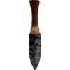 XUSILAOK Handcrafted Obsidian Ritual Dagger | Spiritual Energy Cleanser & Evil Ward | Unique Metaphysical Art Decor & Collectible Gift (Straight Handle Design) view 4
