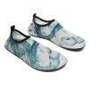 Water Shoes for Women Men Leaf Snake Water Sports Shoes Slip-on Breathable Lightweight Athletic Aqua Sock 11/12women,9/10men view 4