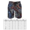 DJUETRUI Mens Swim Trunks Quick Dry Swim Shorts Folk Art Patterns Bathing Suit for Men Drawstring Casual Shorts Swimwear S view 2