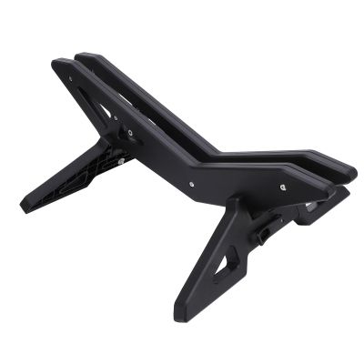 Quick Release Adjustable Floor Stand Garage for Mountain Road Bikes, Universal ABS Parking Rack Anti Slip Anti Scratch Holder, With Adjustable Floor Stand Design (Black)