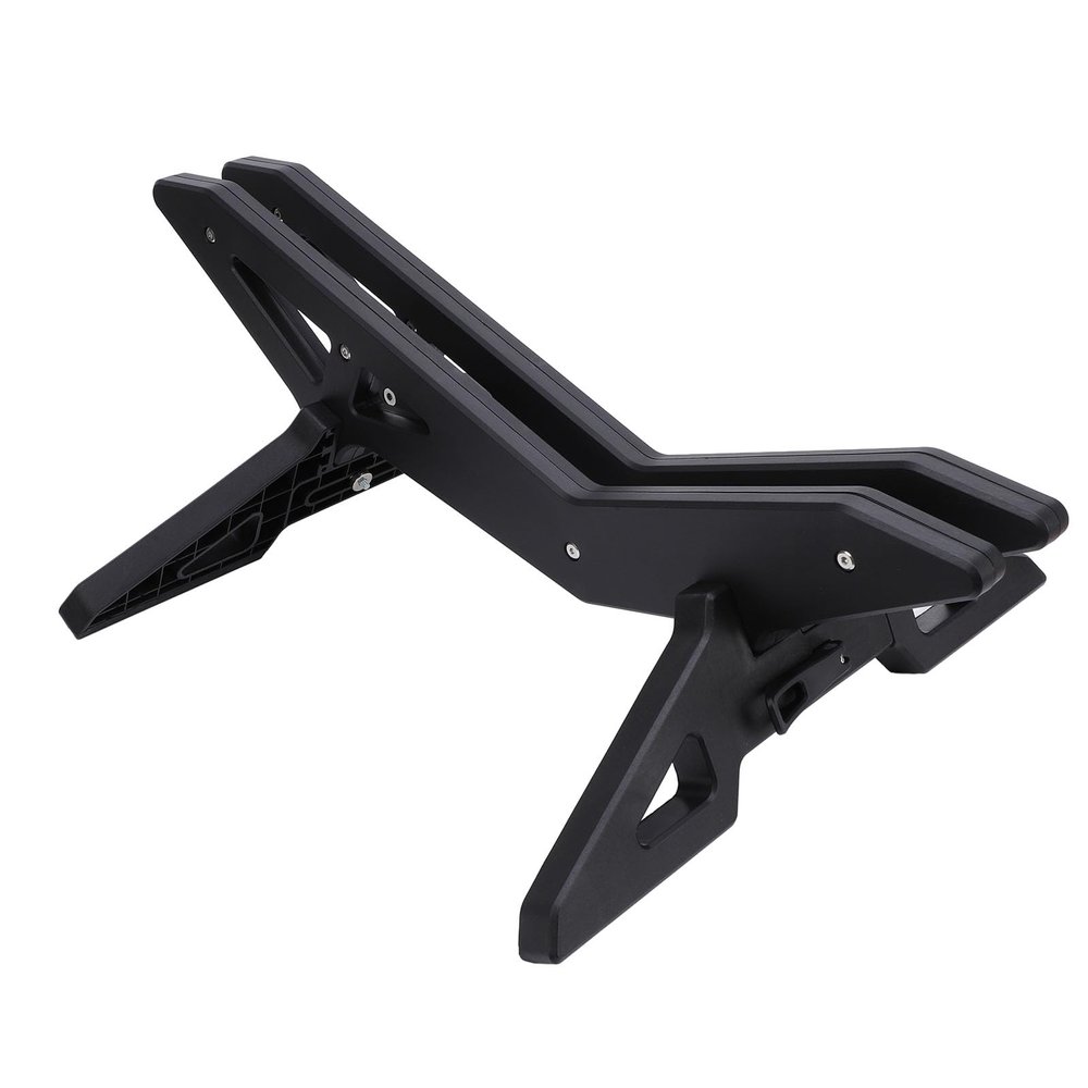 Quick Release Adjustable Floor Stand Garage for Mountain Road Bikes, Universal ABS Parking Rack Anti Slip Anti Scratch Holder, With Adjustable Floor Stand Design (Black)