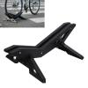 Quick Release Adjustable Floor Stand Garage for Mountain Road Bikes, Universal ABS Parking Rack Anti Slip Anti Scratch Holder, With Adjustable Floor Stand Design (Black) view 2