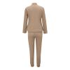 SACFOF Womens 2 Piece Outfits Business Casual Dressy Blazer Sets Open Front Lapel Blazer with Pants Office Work Suit Set view 4