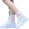 Lfzhjz Reusable PVC Waterproof Shoe Covers, Shoe Covers for Rain with Waterproof Zipper and Drawstring Design, Not-Slip Plastic Shoe Covers for Women and Men.(X-Large) view 1