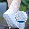 Lfzhjz Reusable PVC Waterproof Shoe Covers, Shoe Covers for Rain with Waterproof Zipper and Drawstring Design, Not-Slip Plastic Shoe Covers for Women and Men.(X-Large) view 4