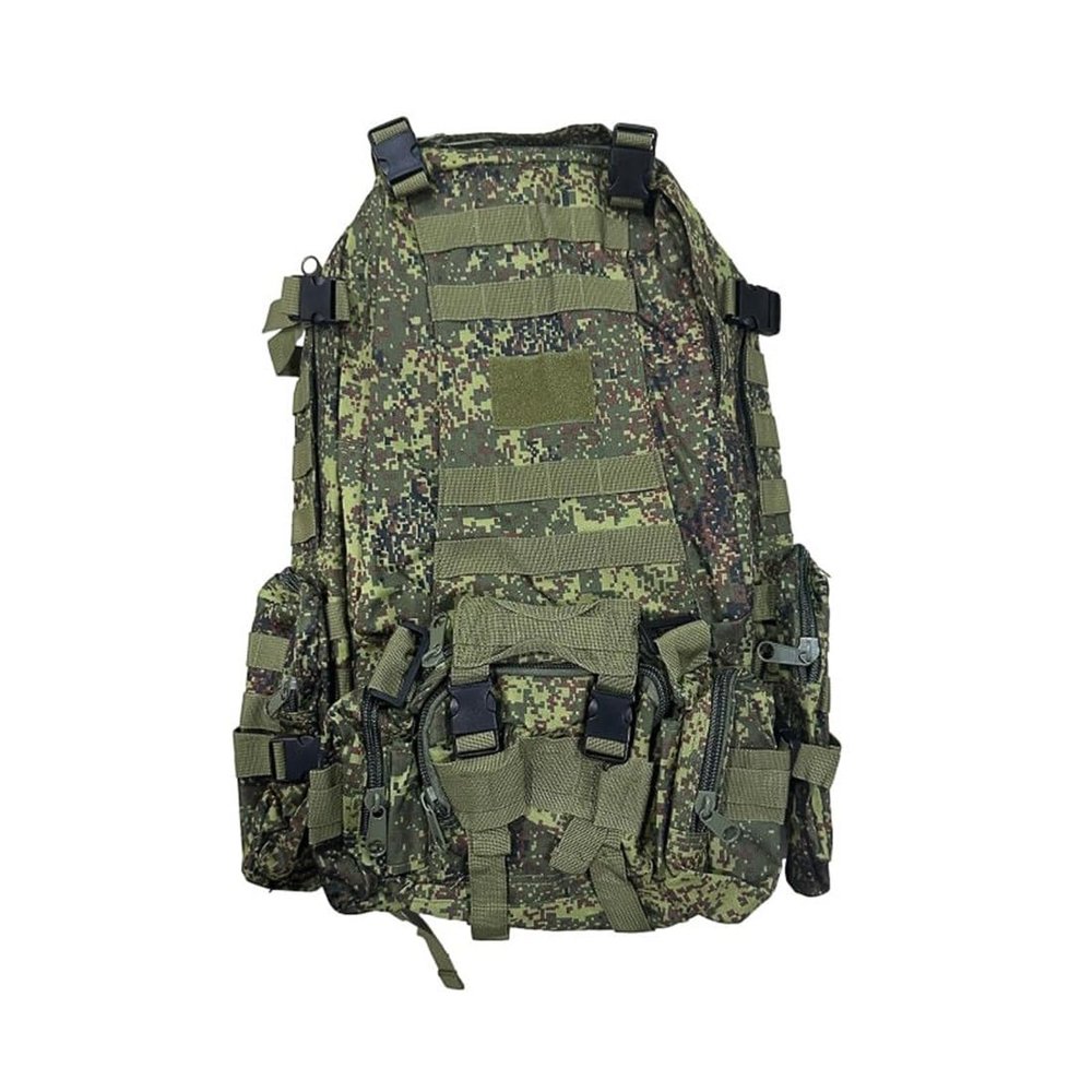 LYCZMY Tactical Backpack Military Army Rucksack 60L Large Assault Pack Camping Detachable Molle Bag (Russian Camouflage)