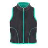 Toddler Boys Girls Fleece Vest Coat Warm Fall Winter Warm Thick Cotton Sleeveless Jacket Zip up (Dark Gray, 7-8 Years) view 1
