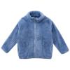 Youth Solid Full-Zip Polar Fleece Jacket for Children Boy Girl Fuzzy Sherpa Coat Kids Fall Winter (Blue, 15-16 Years) view 1
