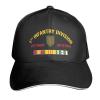 1st Infantry Division Vietnam Veteran Baseball Cap Adjustable Trucker Veteran Cap for Men Women Black