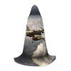 YQxwJL World War Aircraft Airplane Print Unisex Hooded Robe Cloak Vampire Witch Cape Cosplay Costume For Halloween Cosplay view 1
