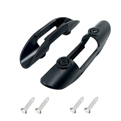 URIMPAVIDO 4PCS Kayak Paddle Holder Clip Fishing Net Clip with Screws for Canoes Kayak Fishing Net Accessories (4)