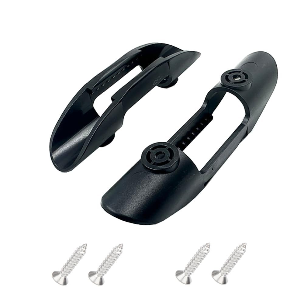 URIMPAVIDO 4PCS Kayak Paddle Holder Clip Fishing Net Clip with Screws for Canoes Kayak Fishing Net Accessories (4)