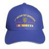 1st Infantry Division Vietnam Veteran Baseball Cap Adjustable Trucker Veteran Cap for Men Women Blue